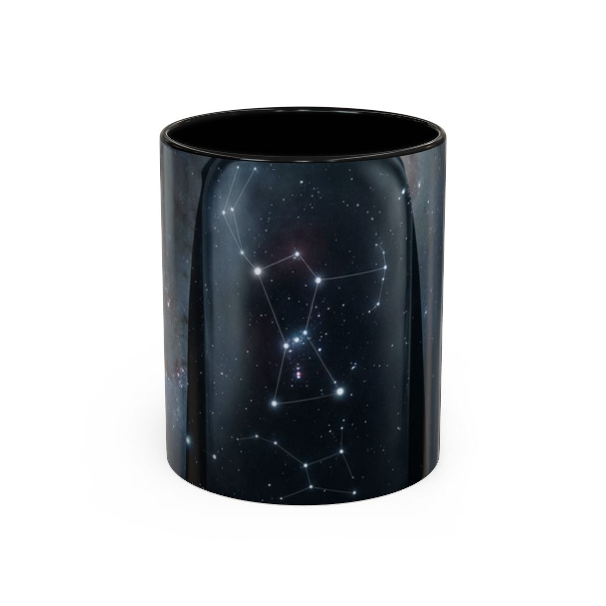 Accent Coffee Mug - Orion Cosmic Sentinel Art | Echovira...