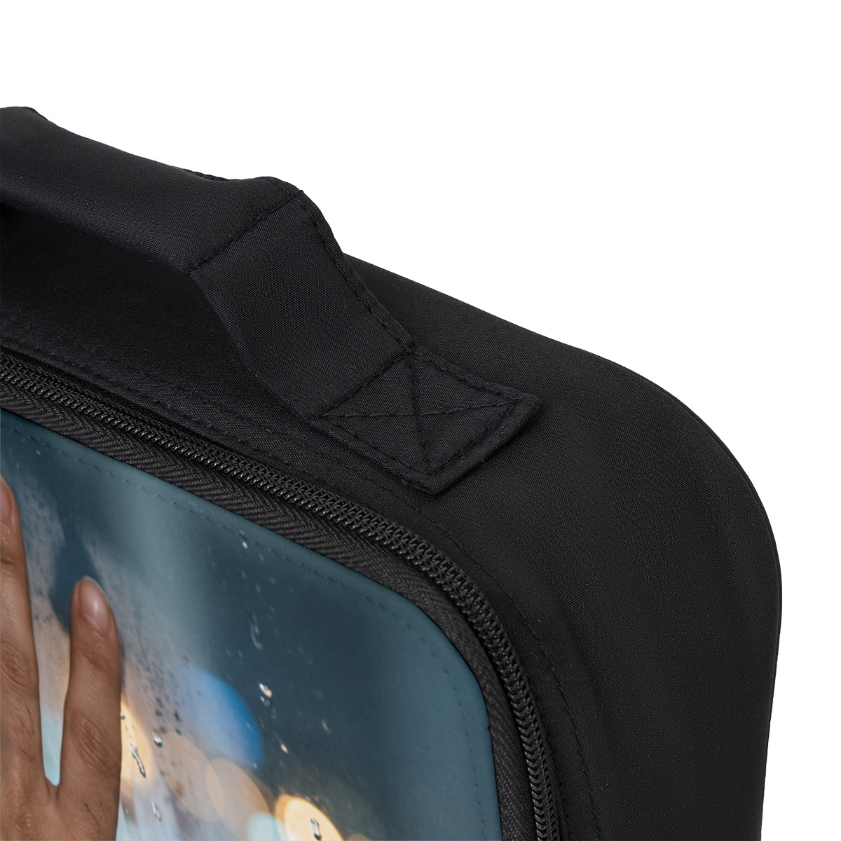 Rainy City Window Lunch Bag