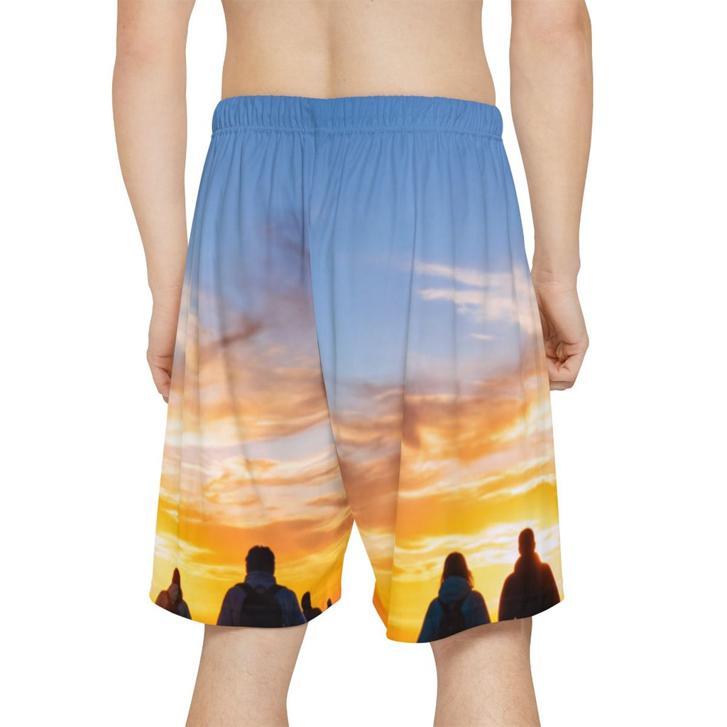 Men's Sports Shorts - Sunset Trek