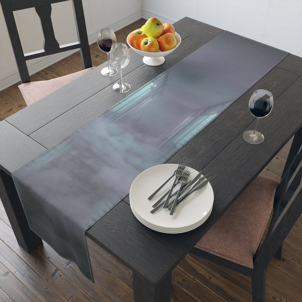 Table Runner - Liminal Fog | Echovira Gallery