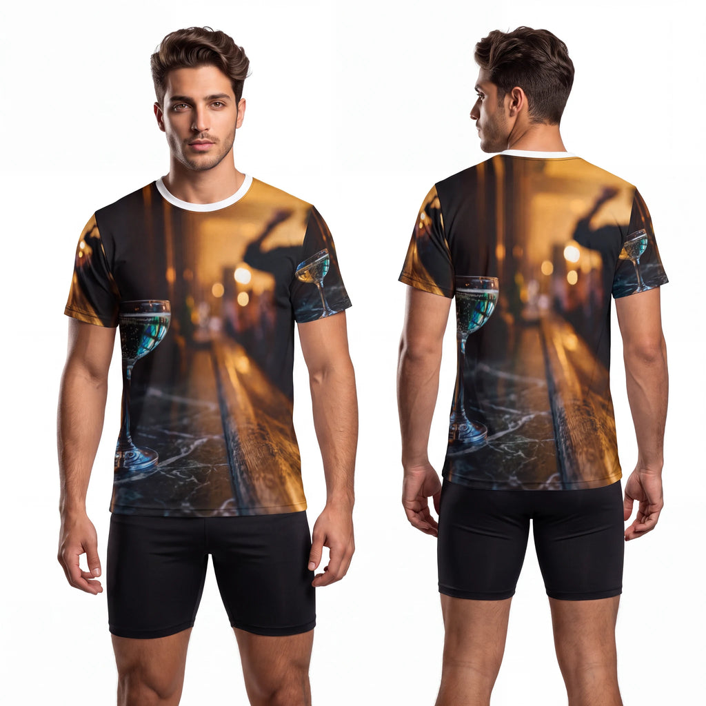 Men's Speakeasy Champagne Coupe Graphic Tee