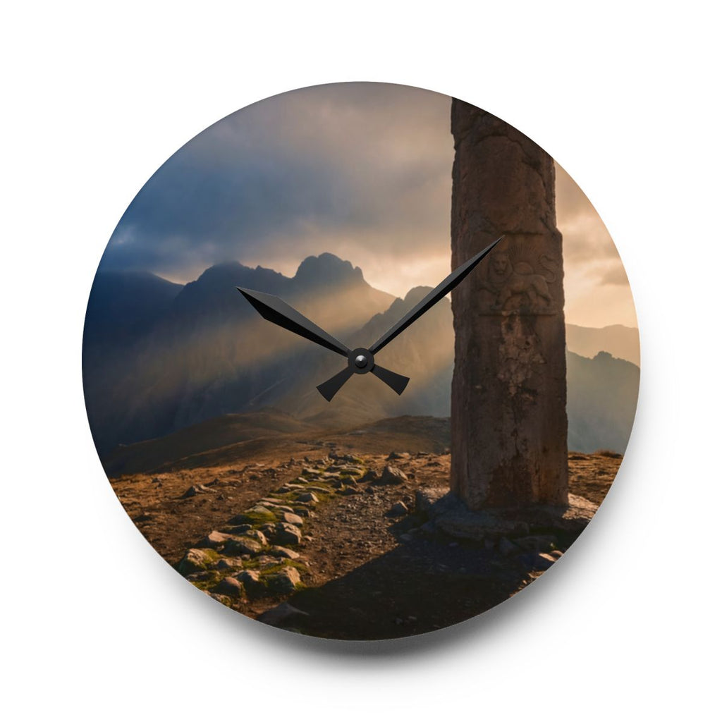 Acrylic Wall Clock - Timeless Peak