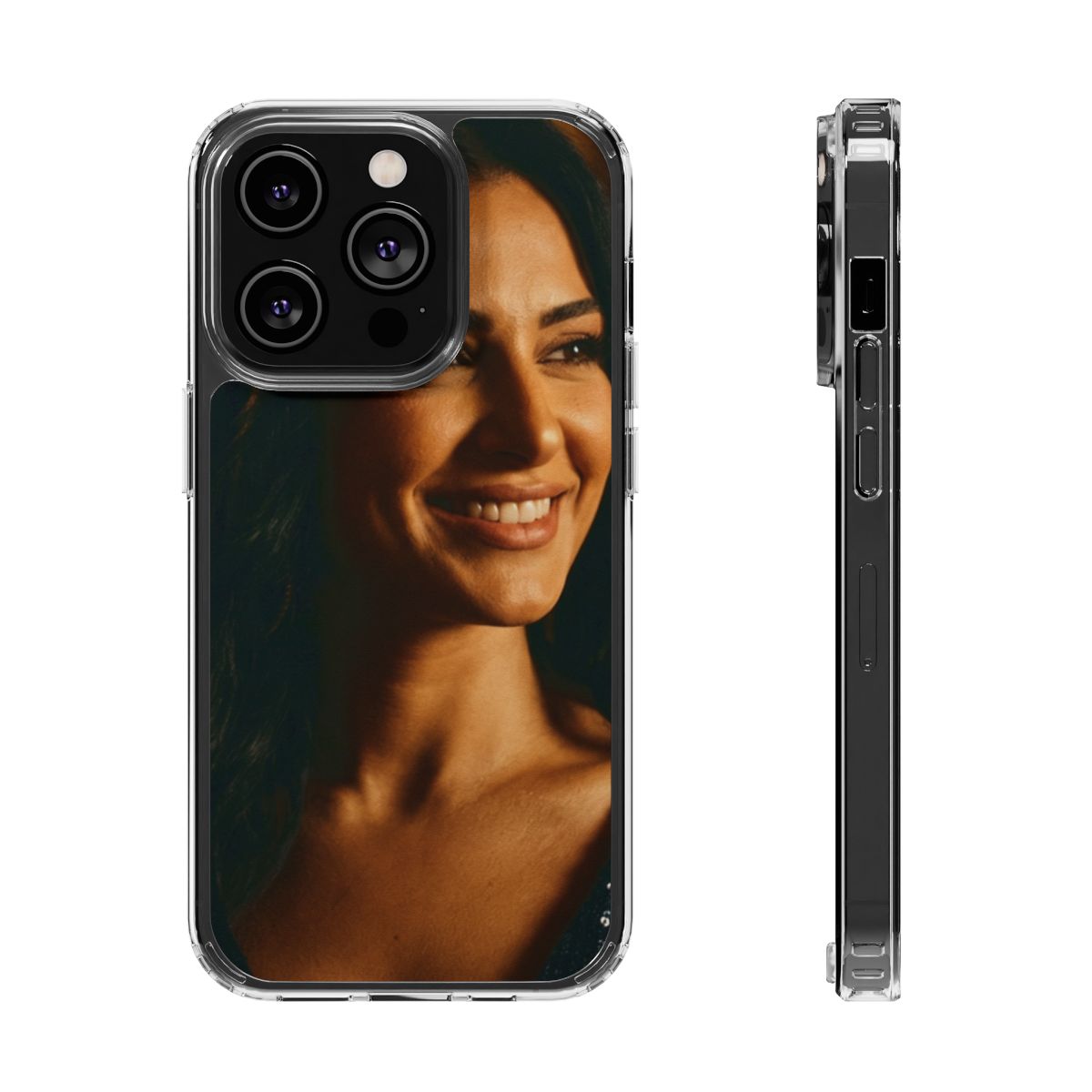 Clear Impact-Resistant Cases - Clear Phone Case - Golden...