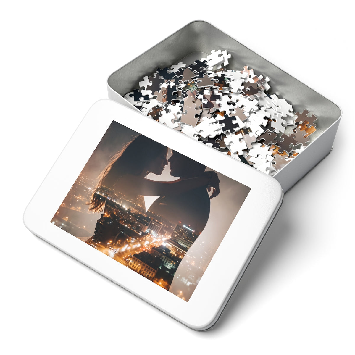Jigsaw Puzzle with Tin - Midnight Lovers Journey (30, 110......