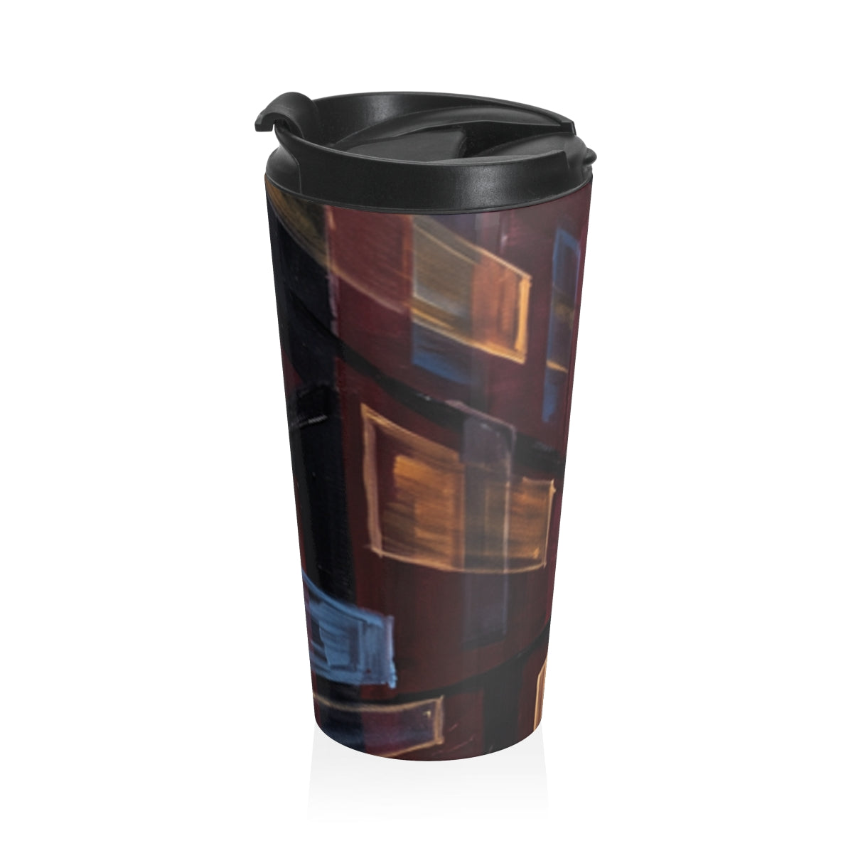Stainless Steel Travel Mug - Urban Pulse | Echovira Gallery
