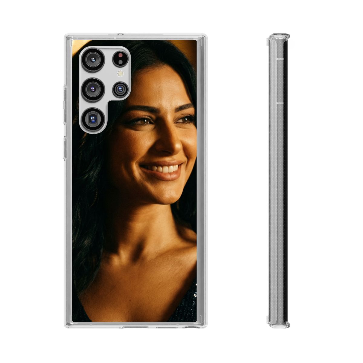 Clear Impact-Resistant Cases - Clear Phone Case - Golden...