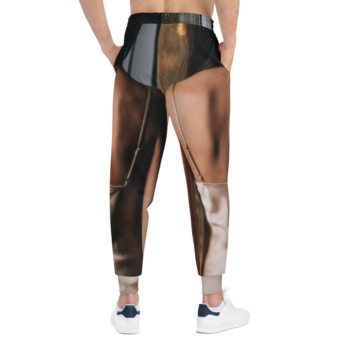 Men's Athletic Joggers - Shimmering City Nights | Echovira...