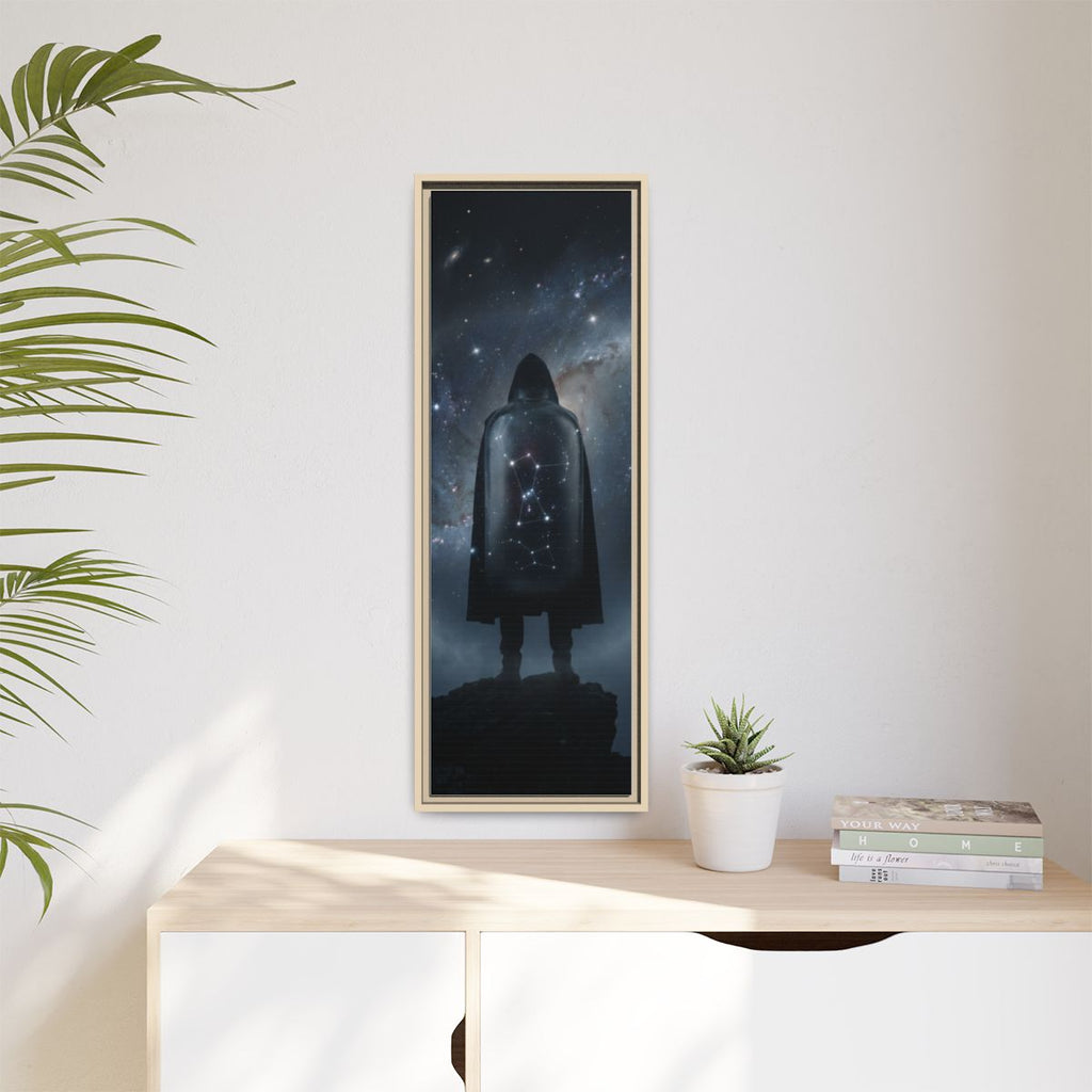 Framed Matte Canvas - Cosmic Sentinel — Natural / 1.25"... |...