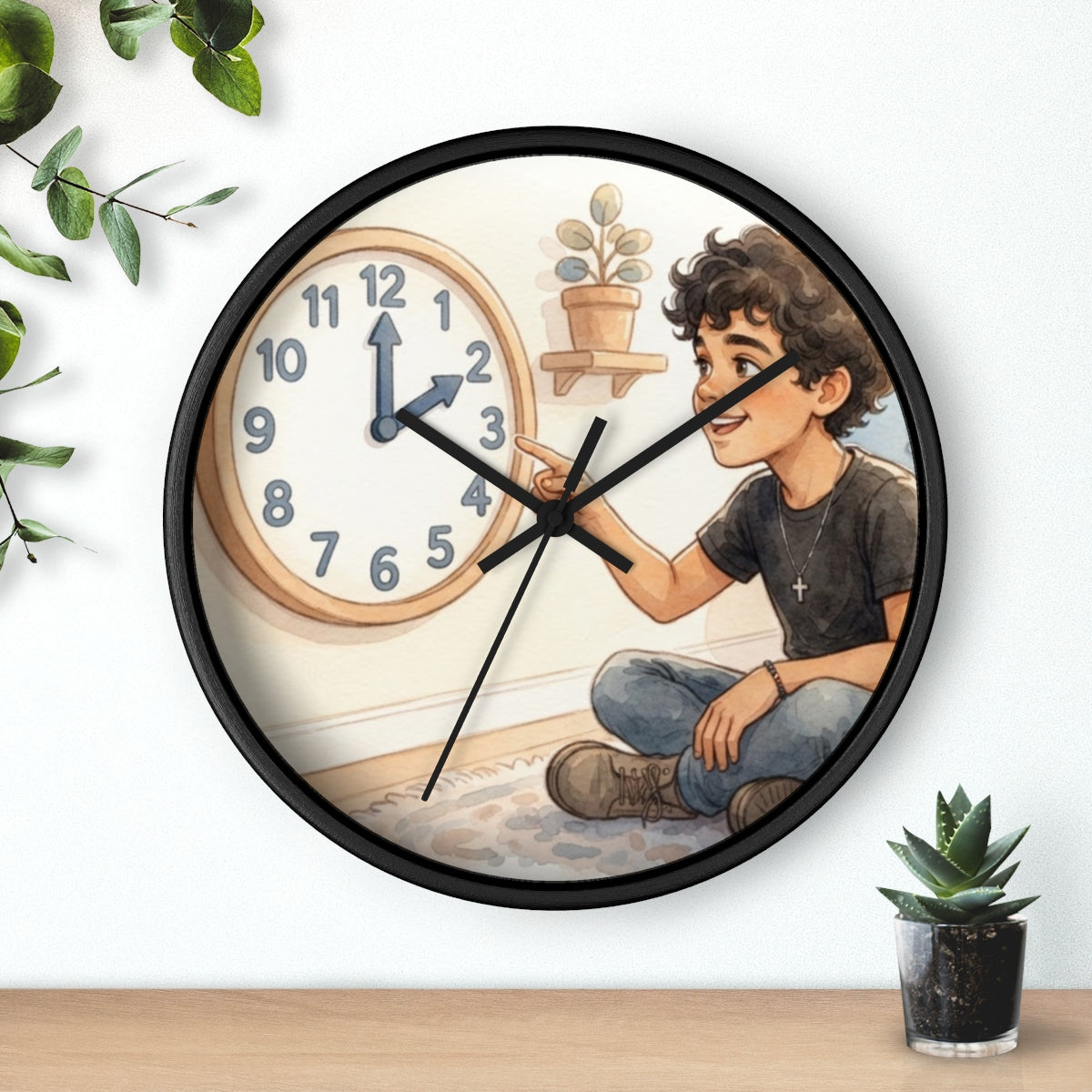 Wall Clock - Time to Learn | Echovira Gallery