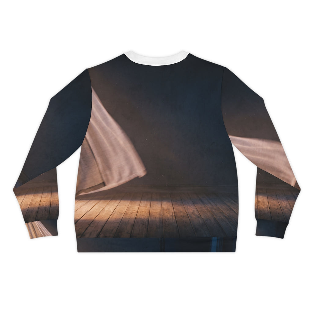 Men's Lightweight Sweatshirt - Cinematic Golden Hour Windy...