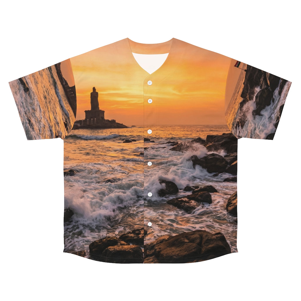 Men's Baseball Jersey - Golden Hour Tides
