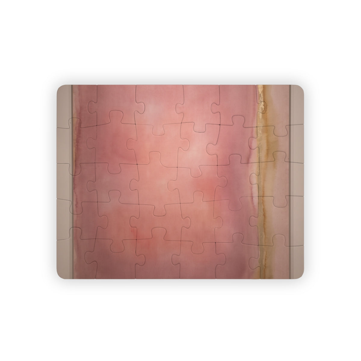 Blush Abstract Color Field 30-Piece Kids' Puzzle