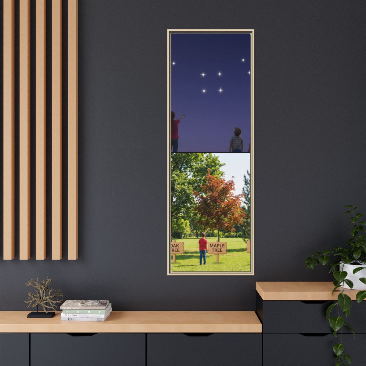 Framed Matte Canvas - Discovery — Natural / 1.25"