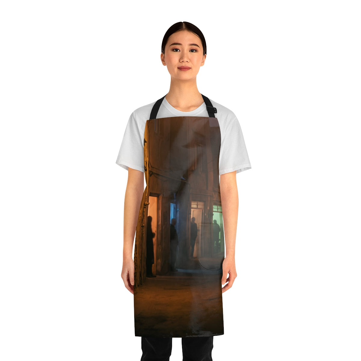 Apron - Shadowed Alleyway Mystery Art Print | Echovira...