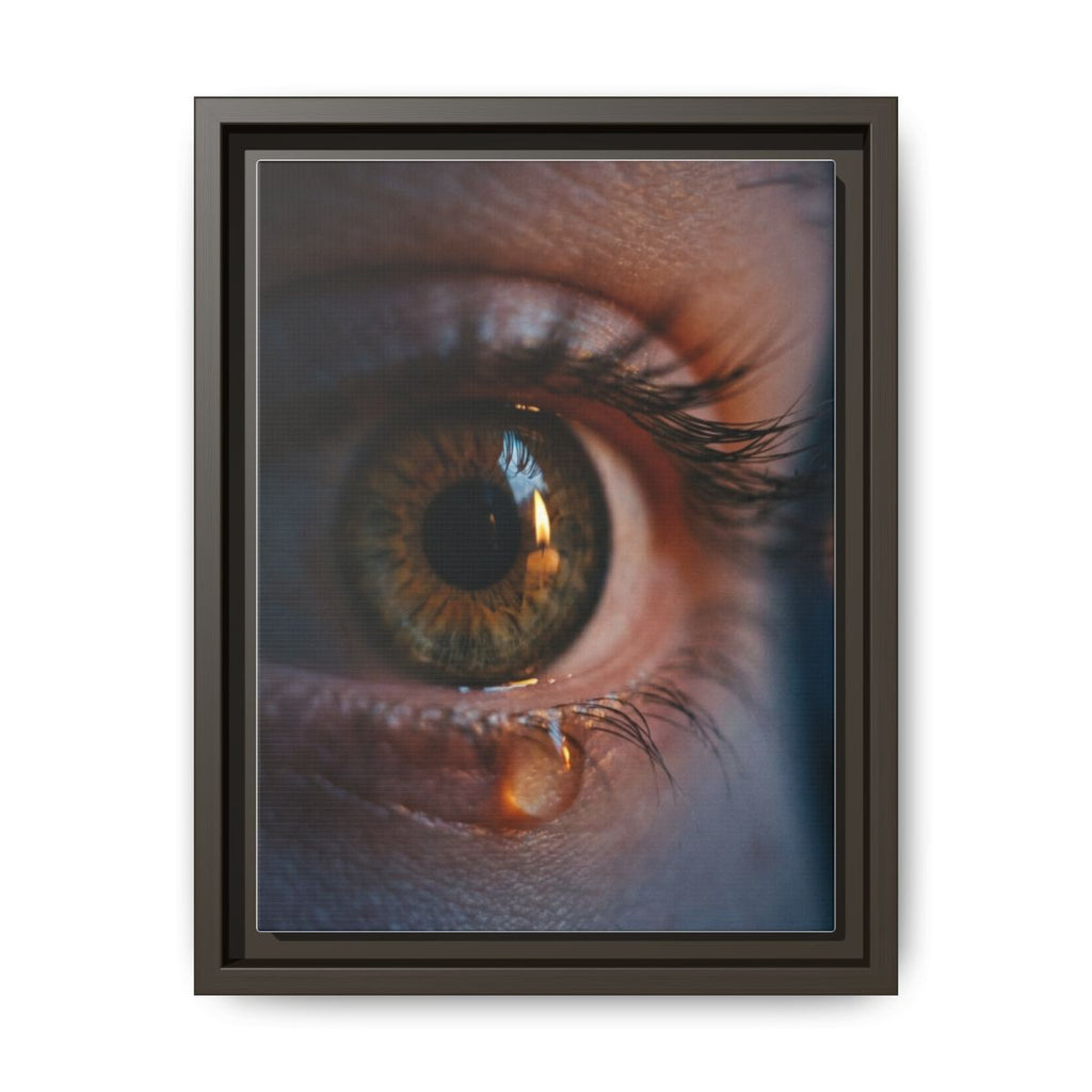 Matte Canvas, Framed - Luminous Tear