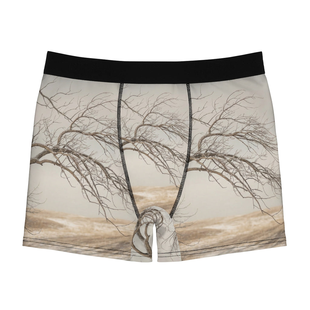 Men's Boxer Briefs - Winter Branch Solitude Landscape |...
