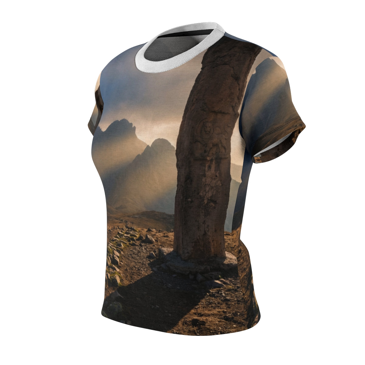 Women's Cut & Sew Tee - Mountains