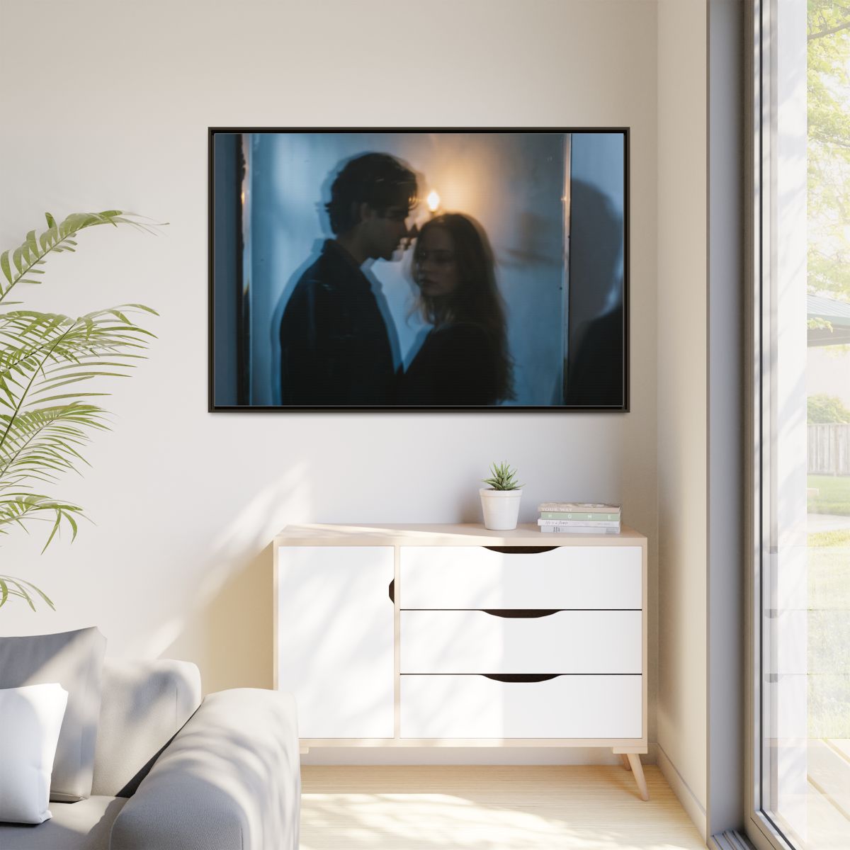Matte Canvas, Framed - Midnight Reflections Matte Canvas......