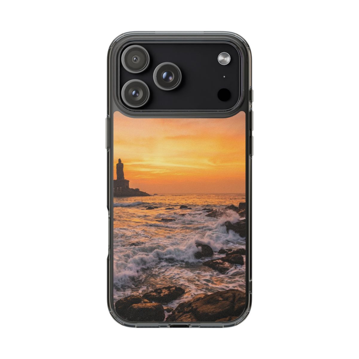 Clear Impact-Resistant Cases - Clear Phone Case - Golden...