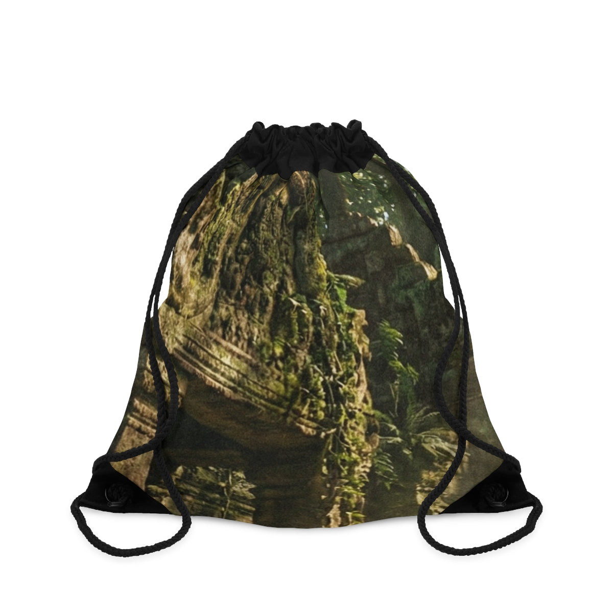 Drawstring Bag - Jungle Ruins Adventure | Echovira Gallery