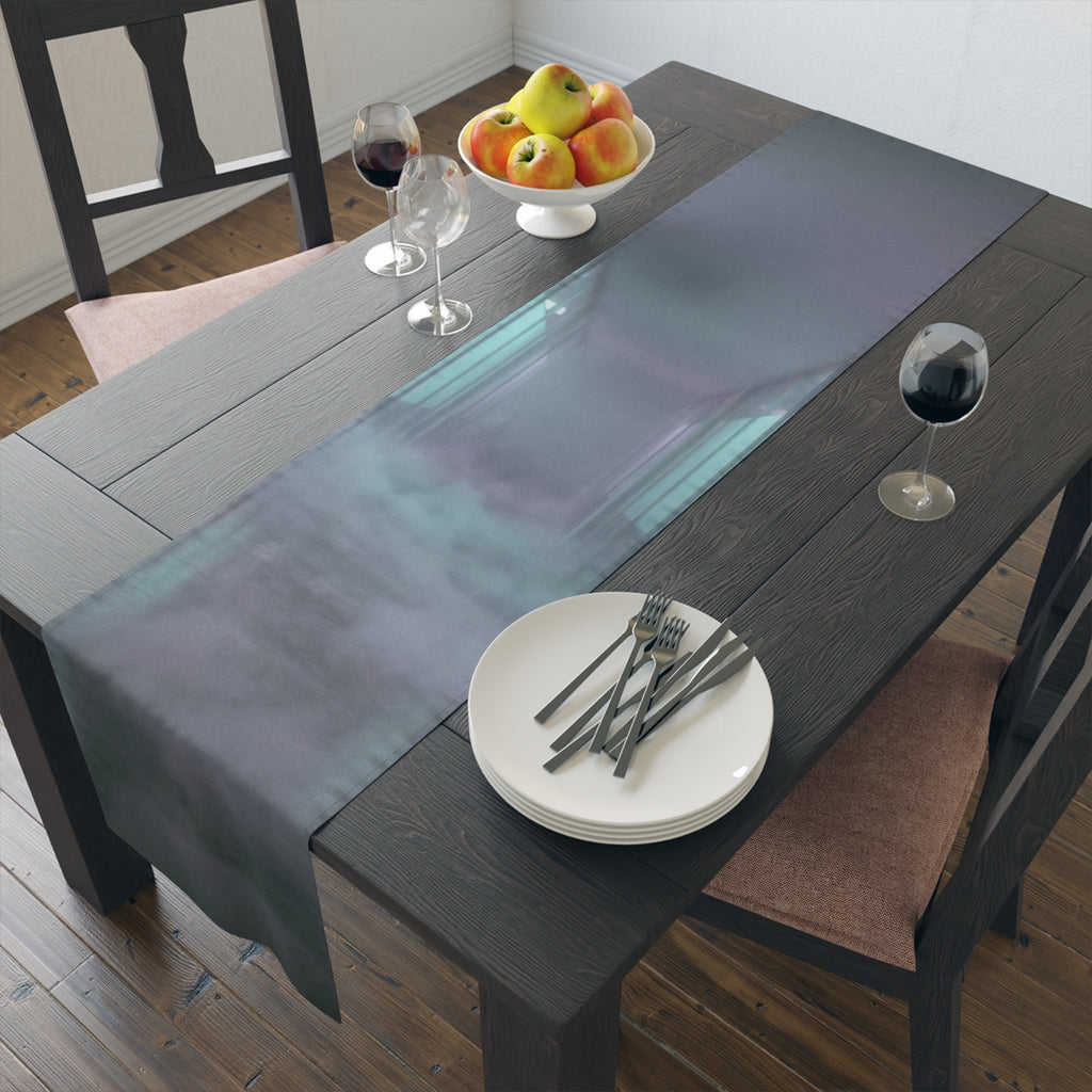 Table Runner - Liminal Fog | Echovira Gallery
