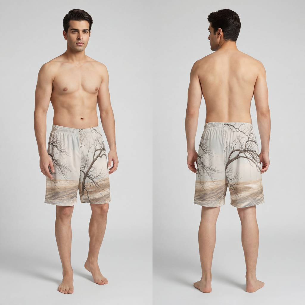 Men's Sports Shorts - Hushed Winter