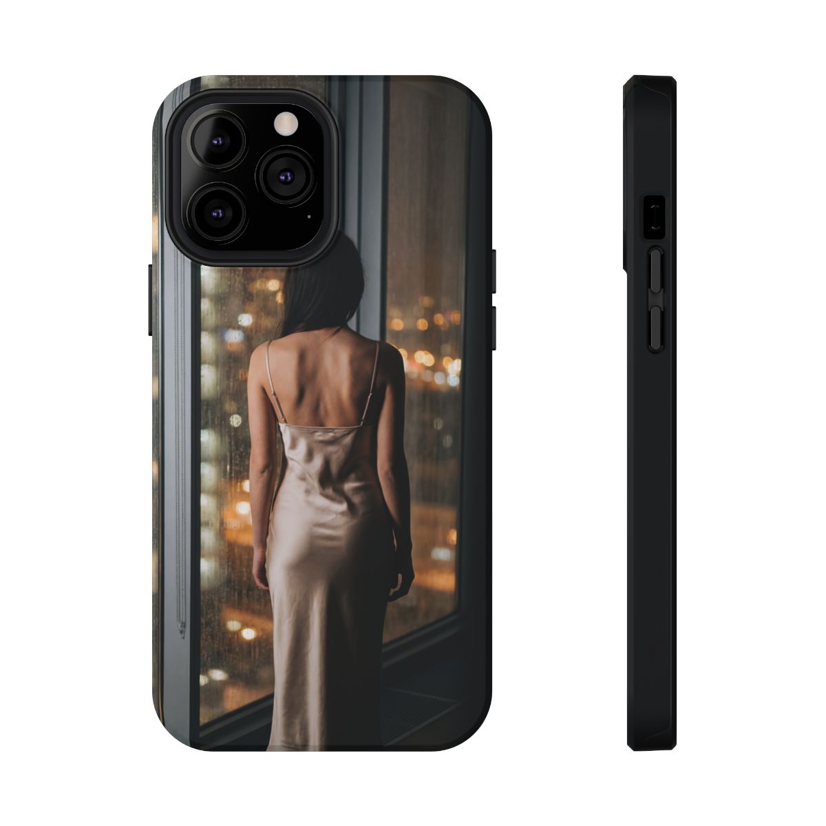 Impact-Resistant Cases - Tough Phone Case - Rainy Windows...— sizes part 1/2