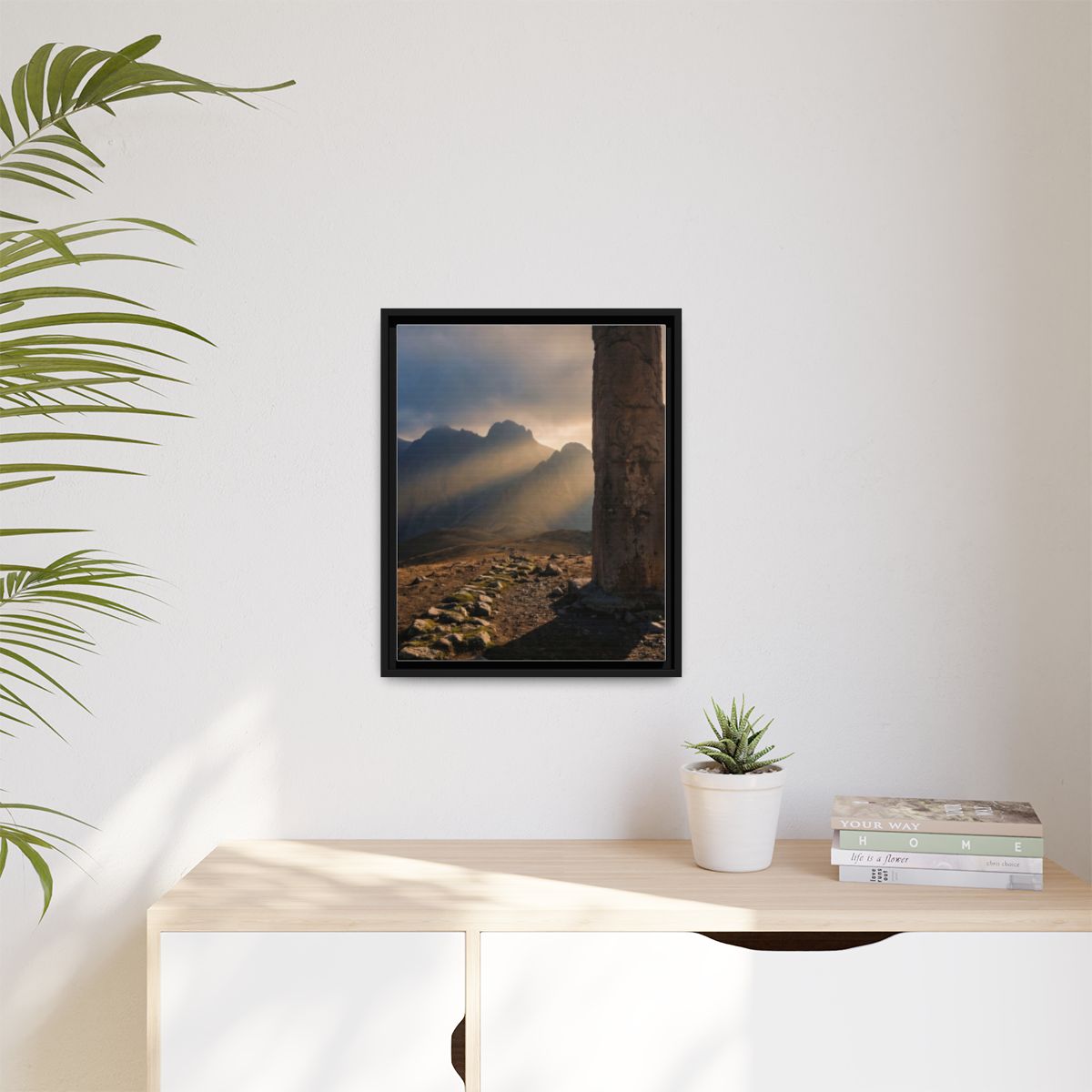Matte Canvas, Framed - Mystic Monolith Ancient Persian... |...
