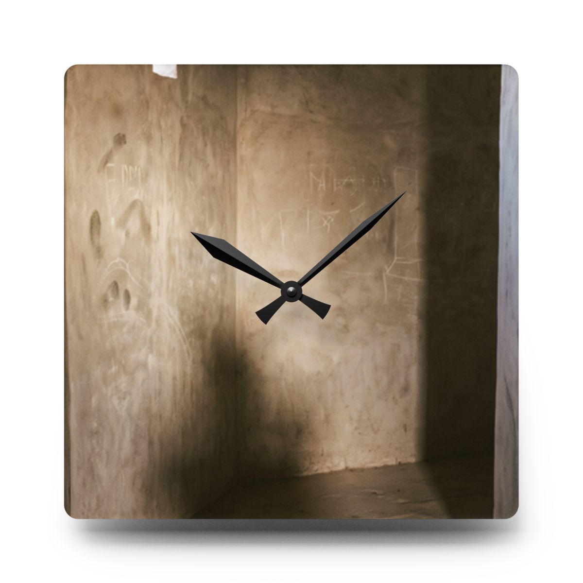 Acrylic Wall Clock - Shadows of the Citadel moody... |...