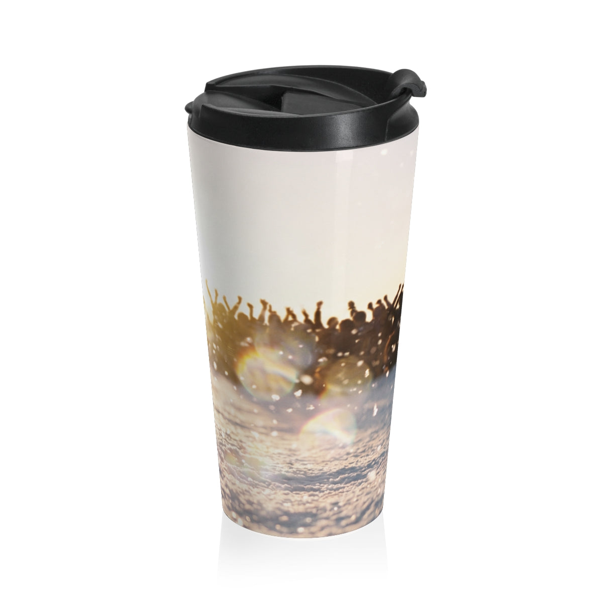 Celebration Sunset Crowd Travel Mug