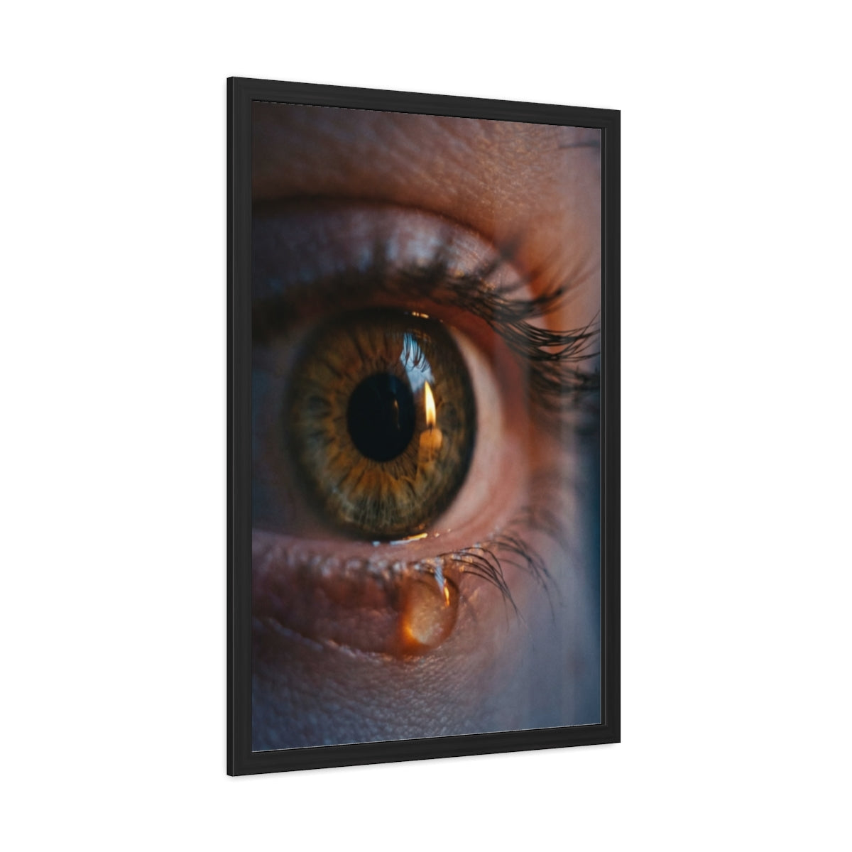 Framed Poster - Ethereal Gaze — Portrait