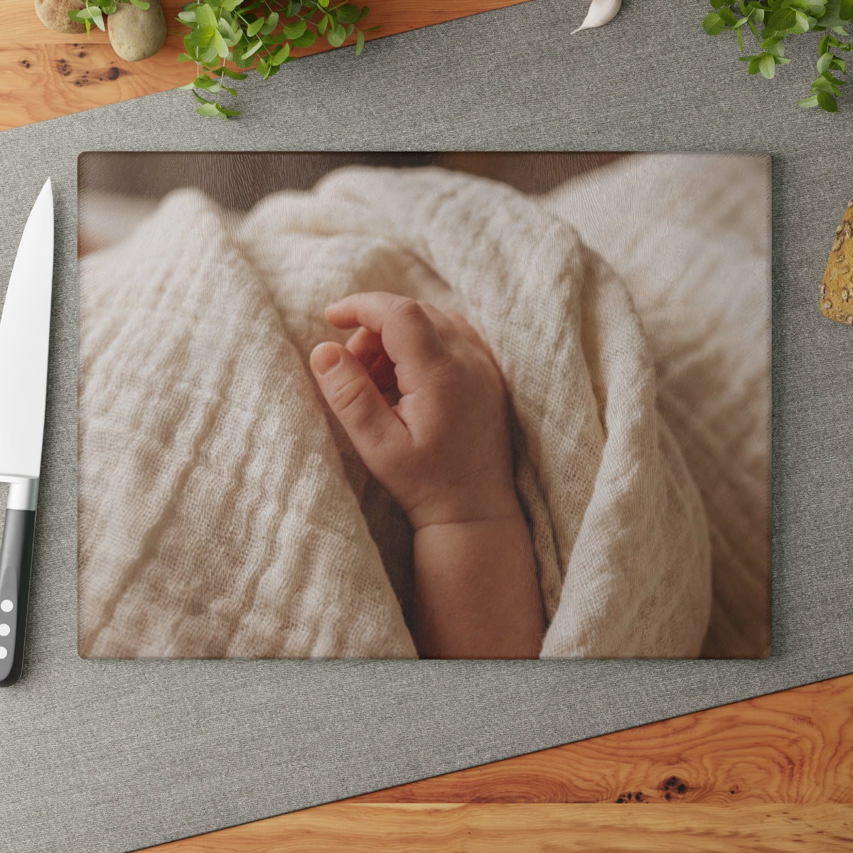 Glass Cutting Board - Serene Kitchen Art