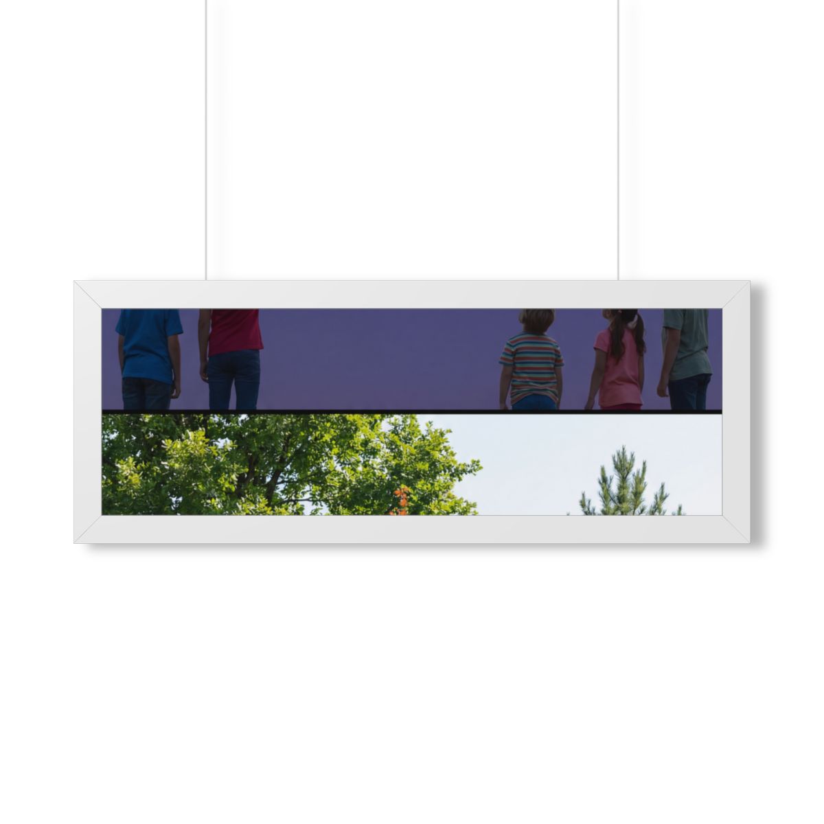 Framed Horizontal Poster - Stardust & Forest Discovery —......