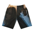 Midnight Reflections Long Shorts - Moody Gym Shorts |...