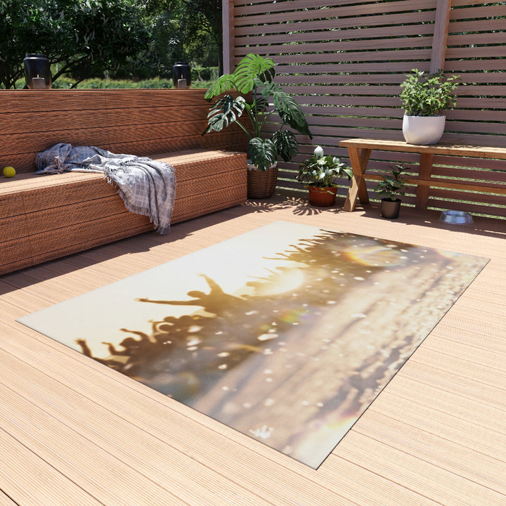 Outdoor Rug - Radiant Human Togetherness