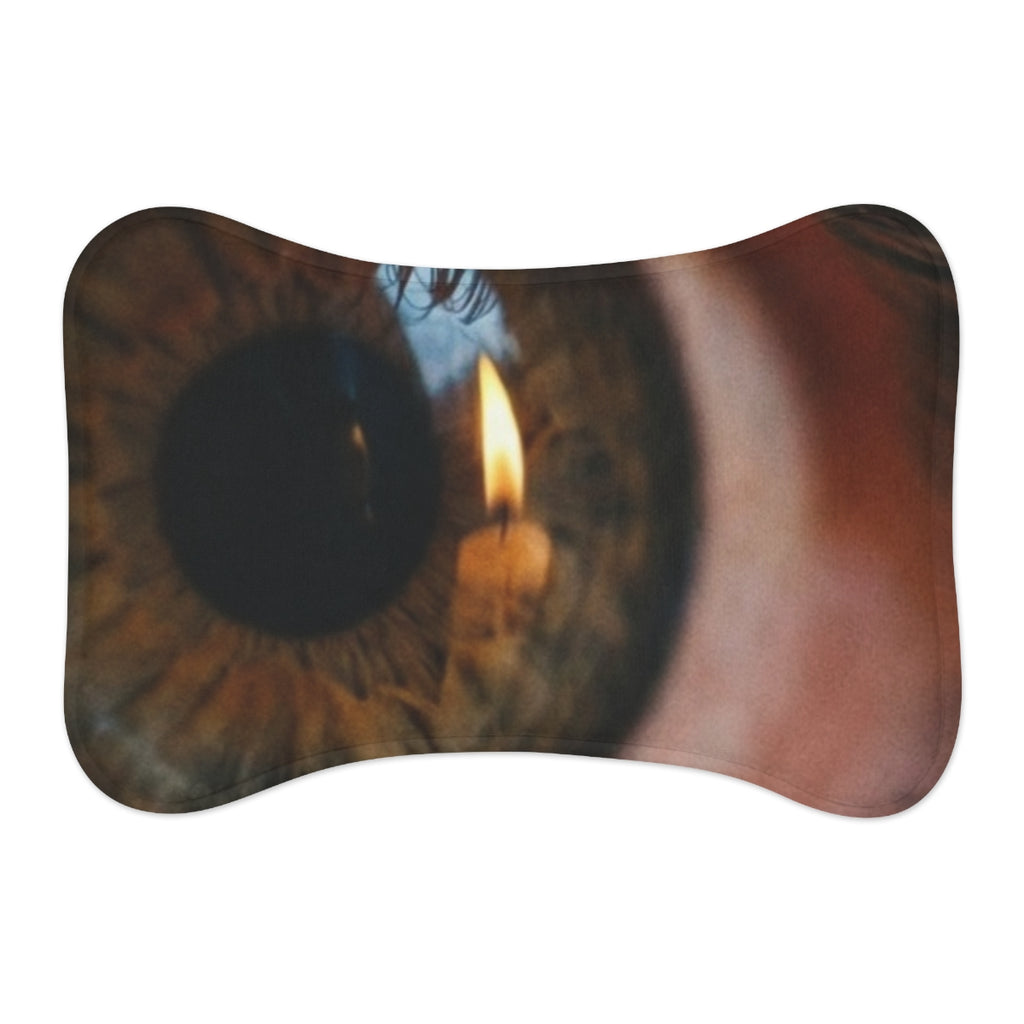 Pet Feeding Mats - Amber Iris Reflection Fine Art Print |...