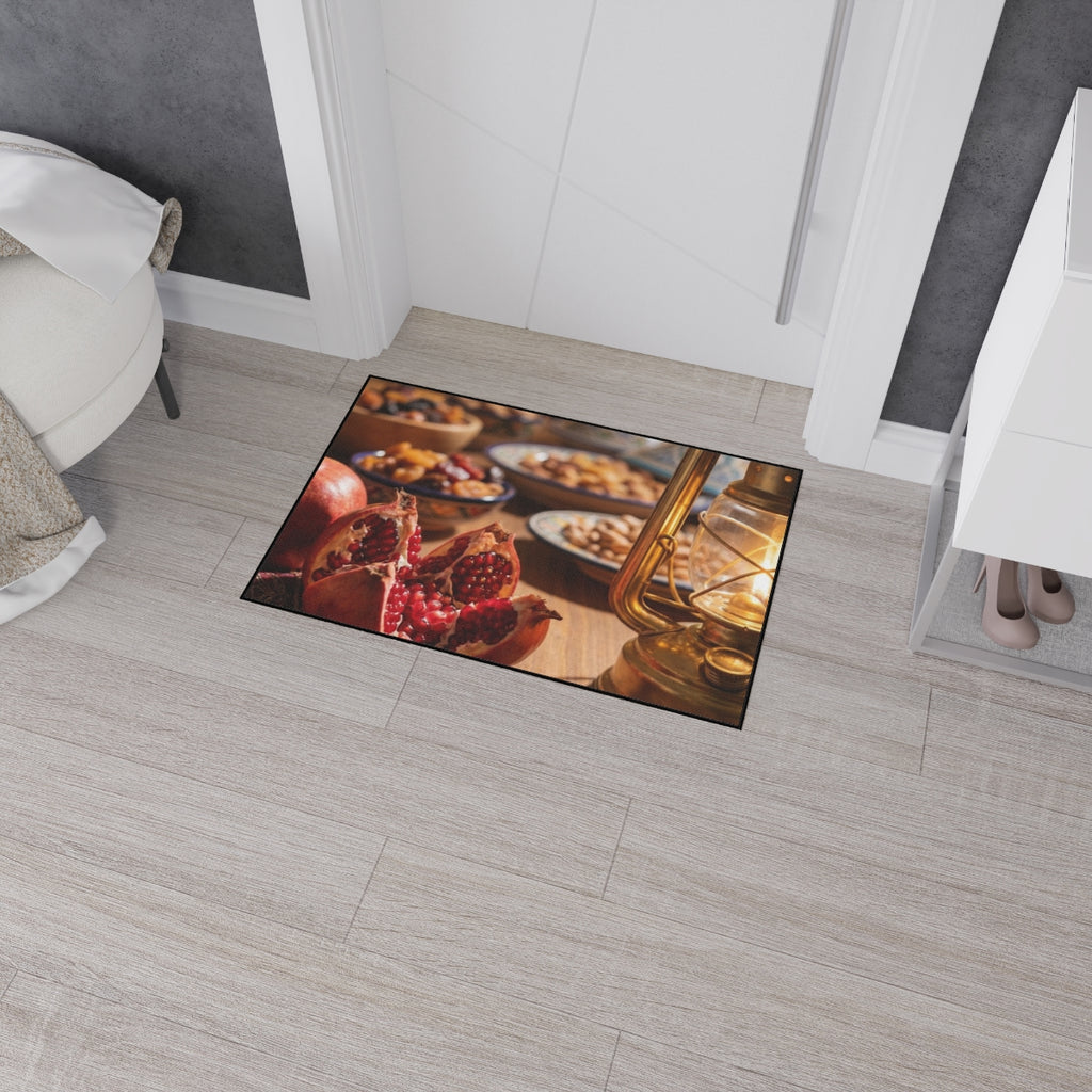 Heavy Duty Floor Mat - Cozy Oasis Welcome | Echovira Gallery