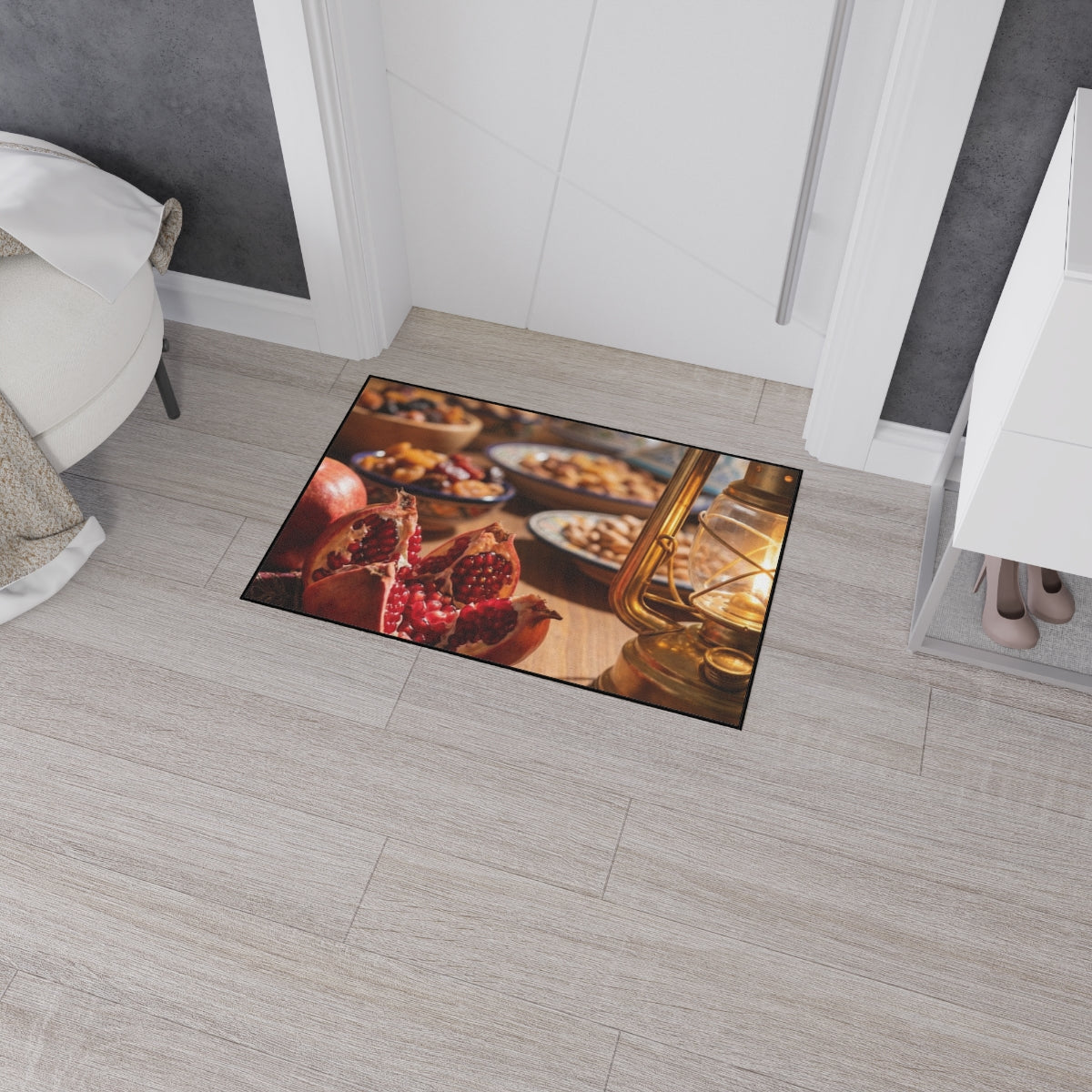 Heavy Duty Floor Mat - Cozy Oasis Welcome | Echovira Gallery