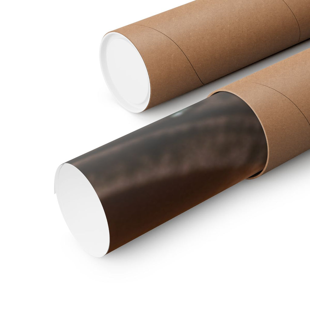 Matte Vertical Poster - Golden Scarf Flow (8×10 & 36×54) |...