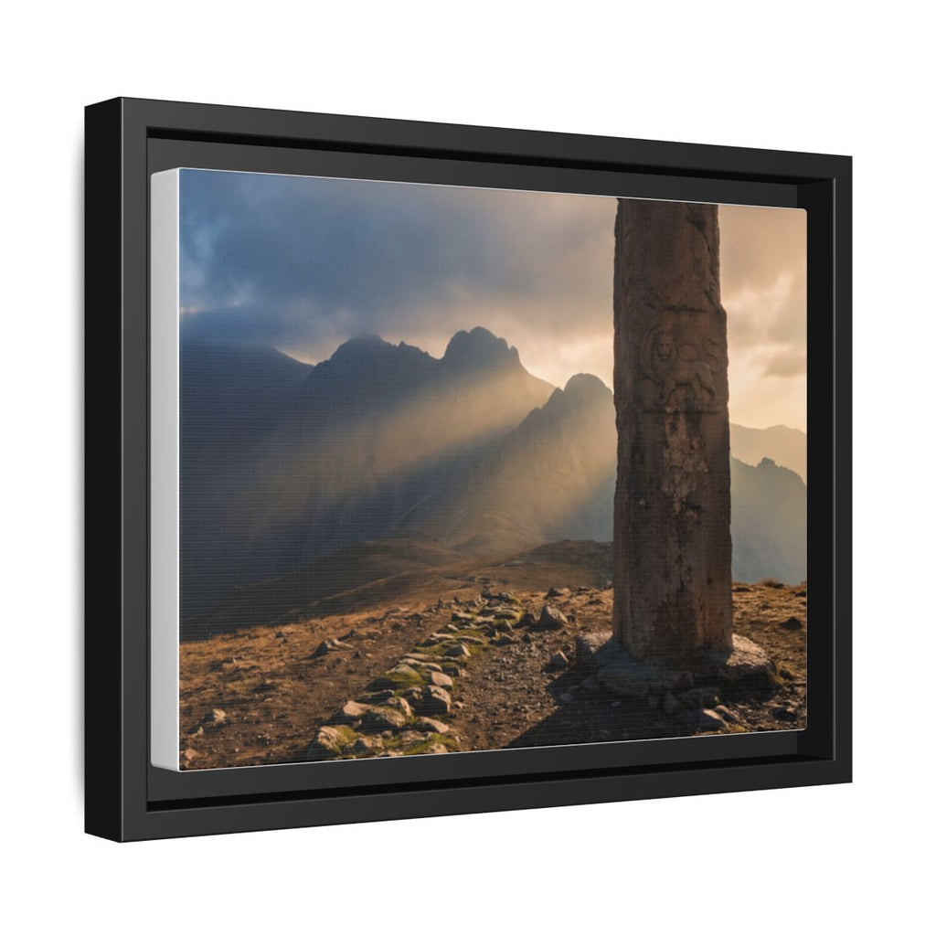 Gerahmte mattierte Leinwand - Mystisches Erbe