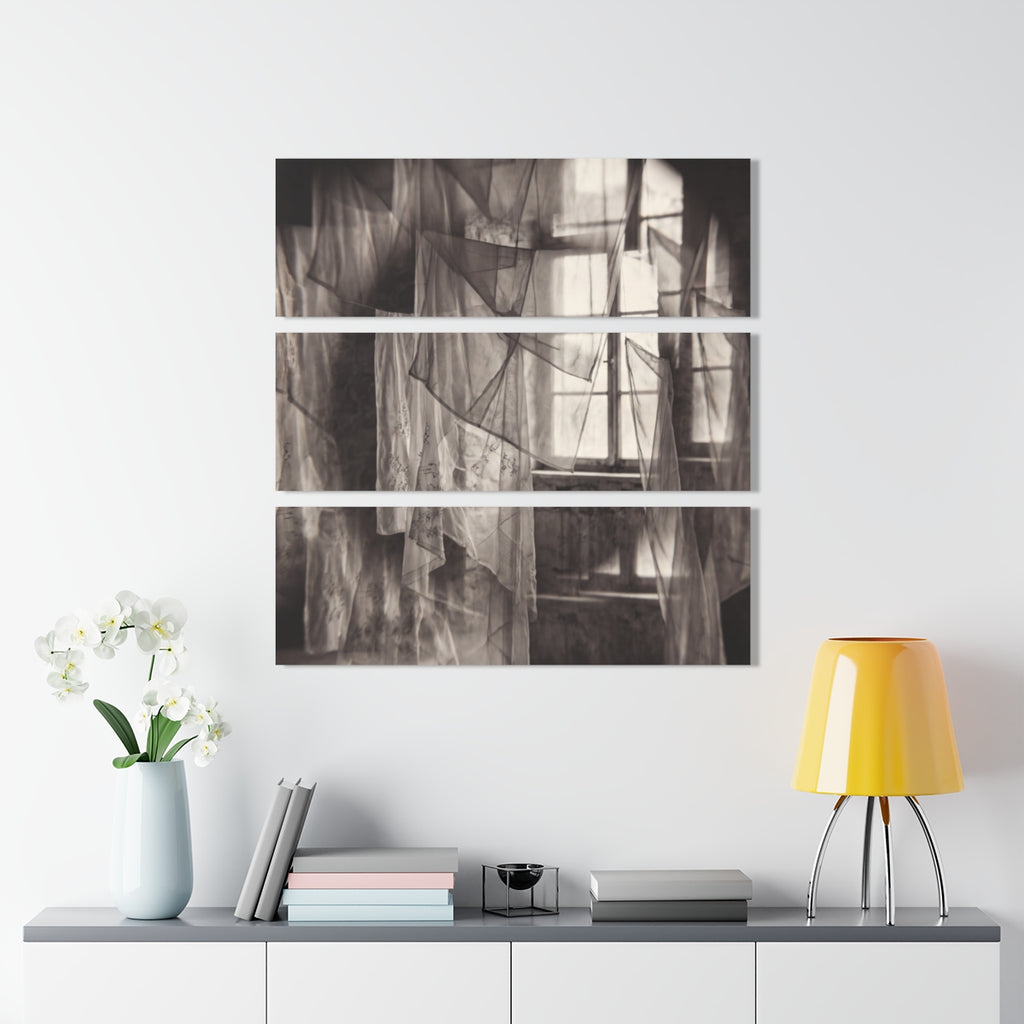 Acrylic Prints Triptych - Spectral Veils | Echovira Gallery