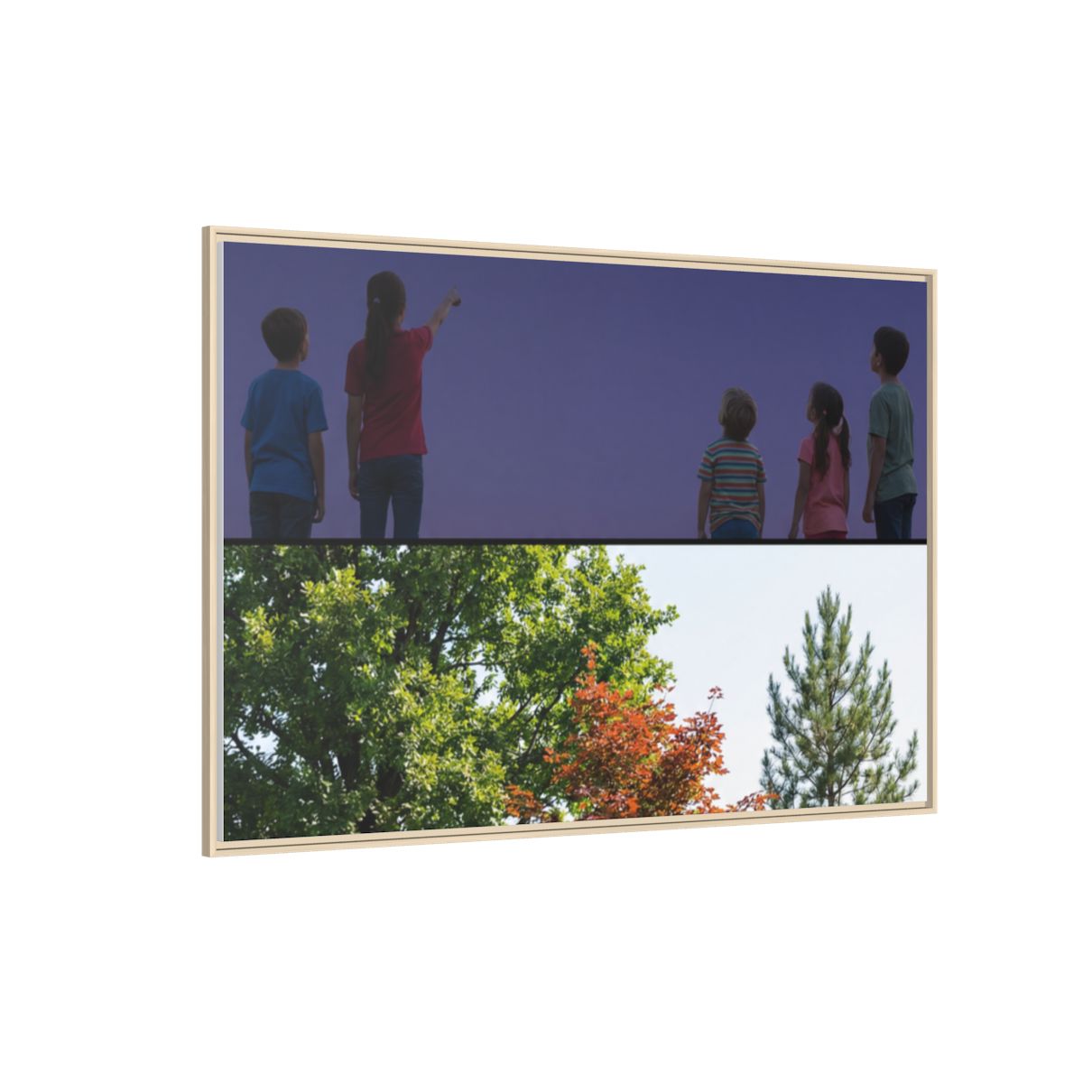Framed Matte Canvas - Wilderness Gallery — Natural / 1.25"