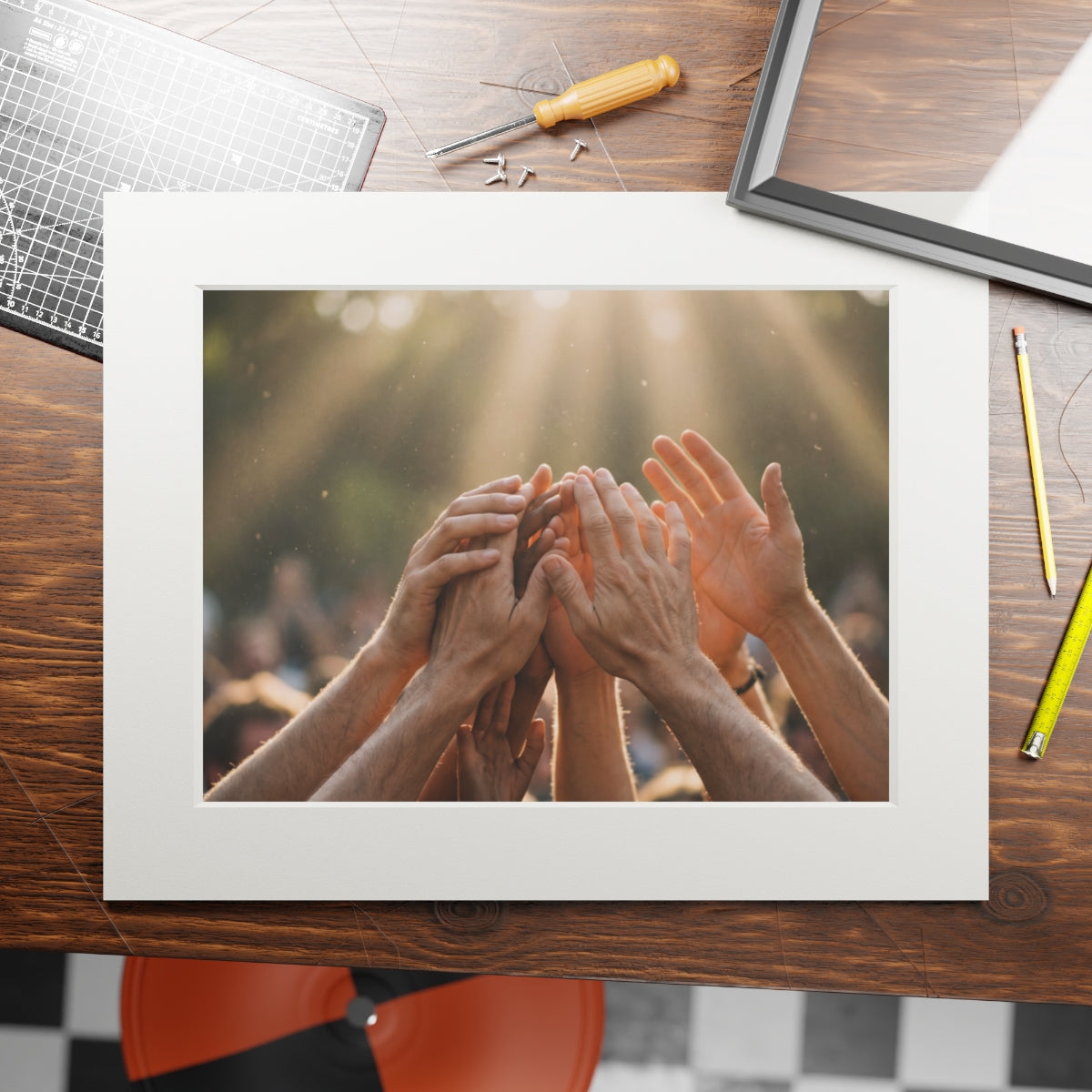 Fine Art Prints - Golden Rays of Unity Wall Art (14×11 &......