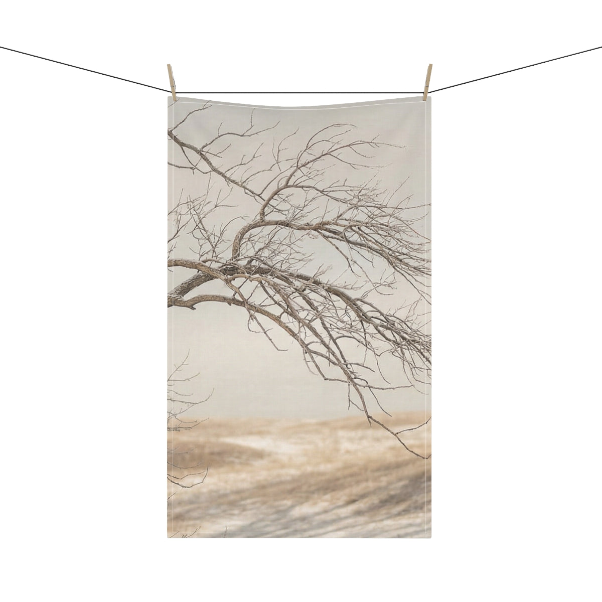 Tea Towels - Winter Branch Solitude Landscape | Echovira...