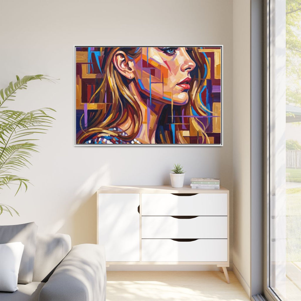 Framed Matte Canvas - Shattered Elegance (10×8, 12×9, 14×11...