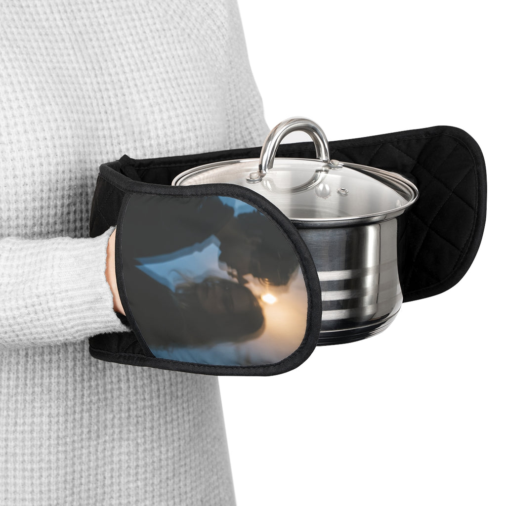 Midnight Reflections Oven Mitts - Moody Baking Gear |...