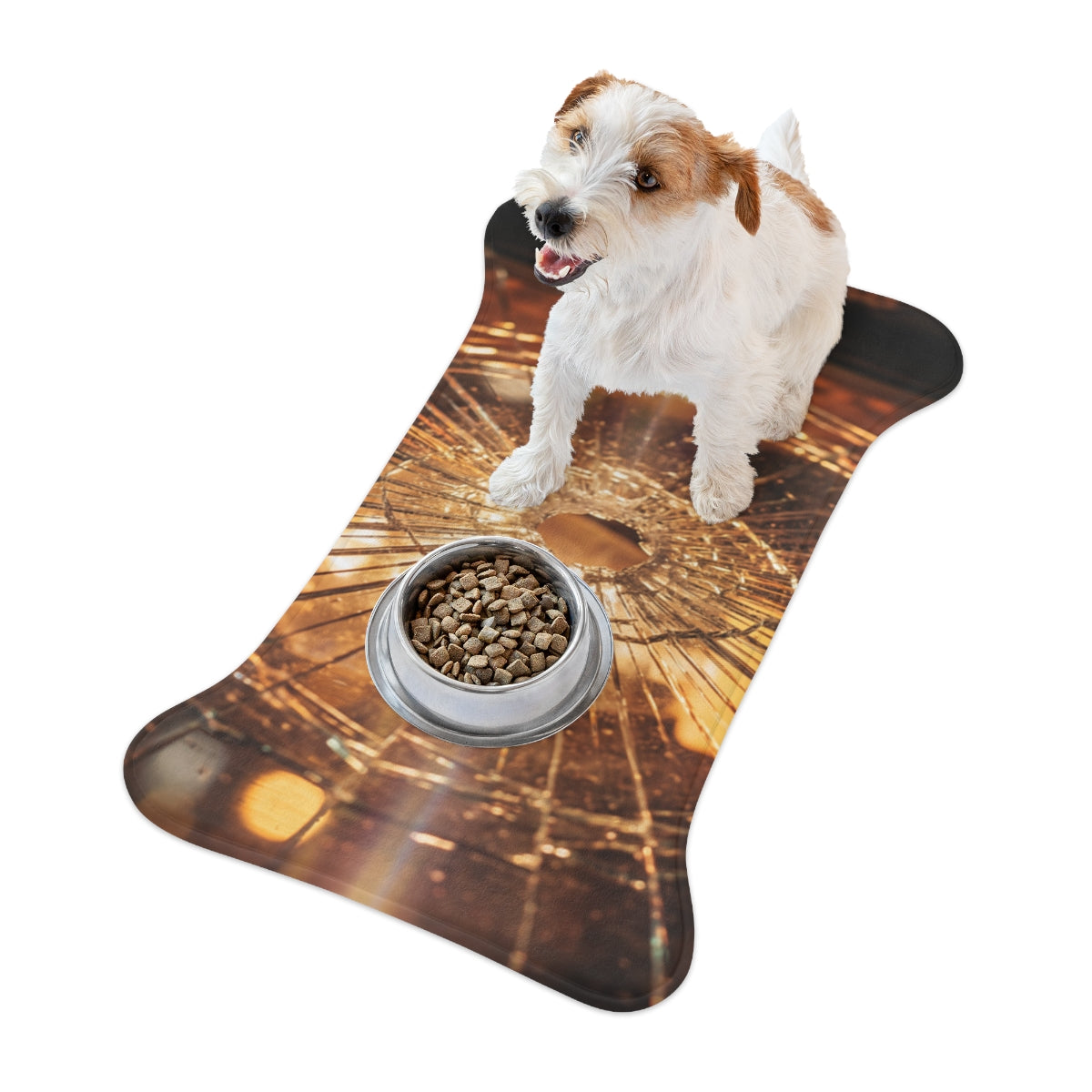 Pet Feeding Mat - Cinematic Fracture