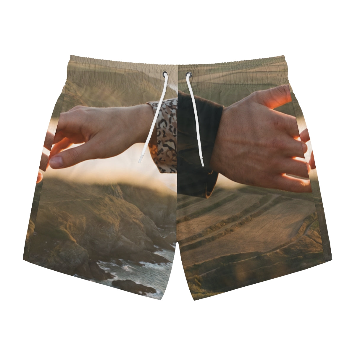 Swim Trunks - The Infinite Touch | Ethereal Coastal Art |...