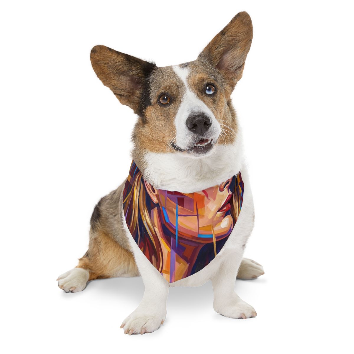 Pet Bandana Collar - Shattered Elegance | Echovira Gallery