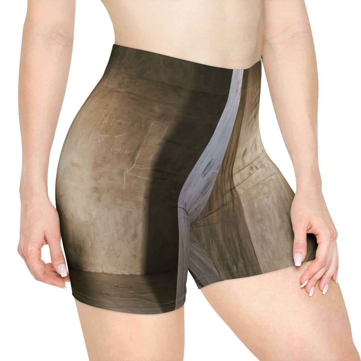 Women's Biker Shorts - Shadows of the Citadel moody... |...